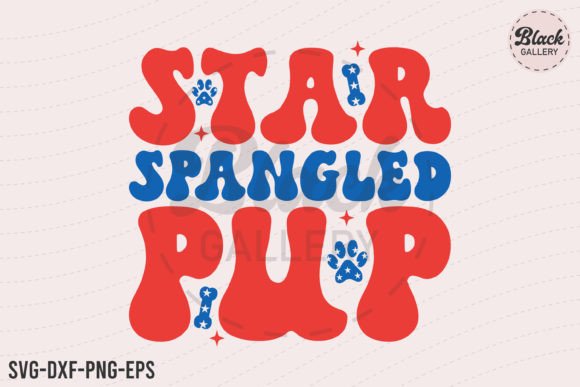 4th of July Dog SVG Design