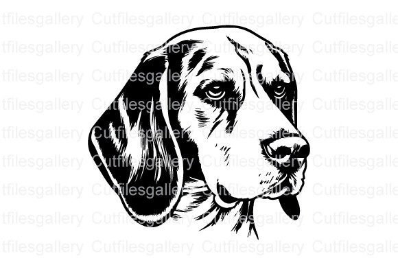Beagle SVG for Embroidery