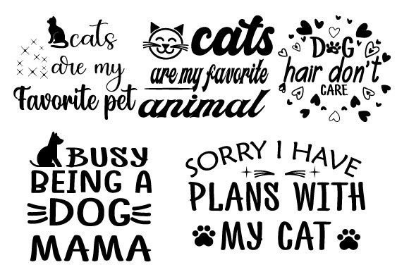 Cat and Dog Svg T-shirt Bundle