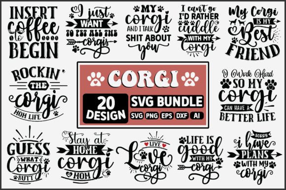 Corgi SVG Bundle