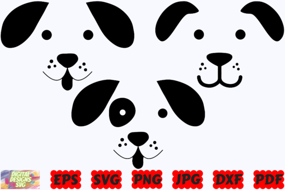 Cute Dog SVG for Embroidery