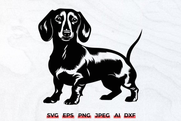 Dachshund Cut File Dachshund Dog SVG
