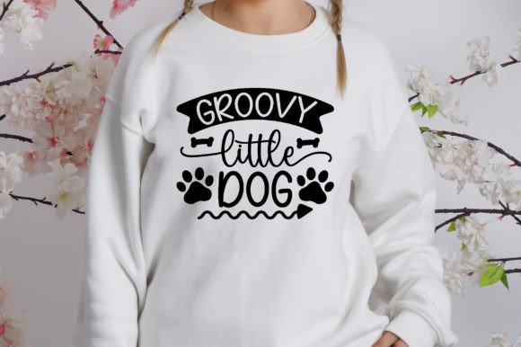 Groovy Little Dog Svg
