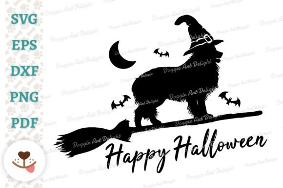 Happy Halloween Border Collie Dog Svg