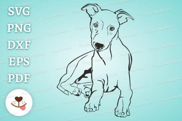 Lying Whippet Puppy Dog Svg Png Cut File
