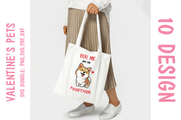 Me, You and the Dog Svg for Valentine’s