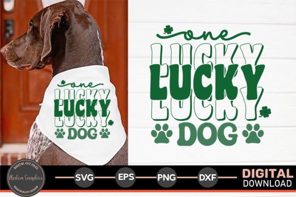 One Lucky Dog - SVG