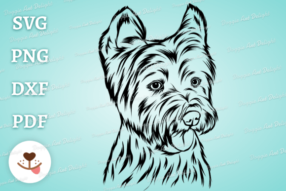 Westie Dog Svg Png Dxf Vector Drawing